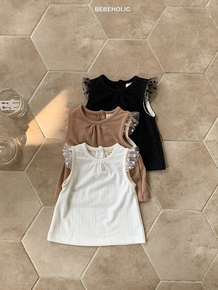 Bebe Holic - Korean Baby Fashion - #babyfever - Tenia Eyelet Tee - 8