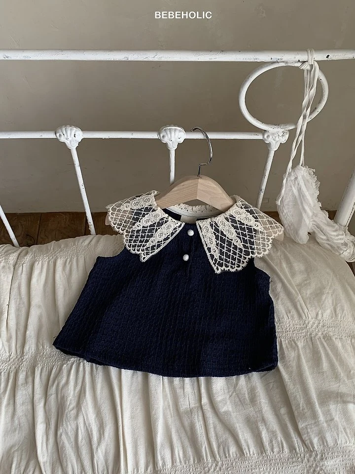 Bebe Holic - Korean Baby Fashion - #babyfever - Poppy Collar Tee - 7