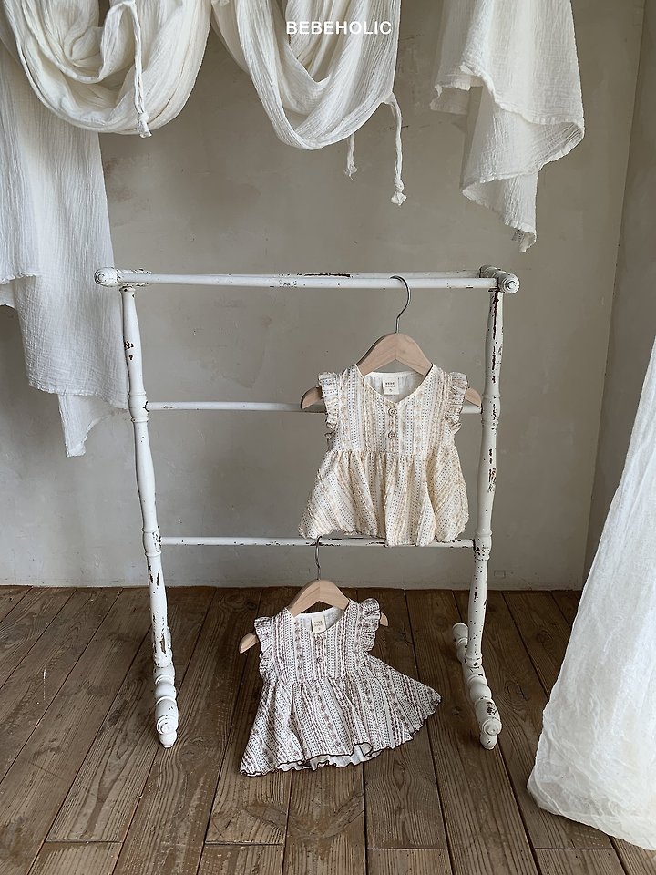 Bebe Holic - Korean Baby Fashion - #babyfever - Dew Blouse - 2