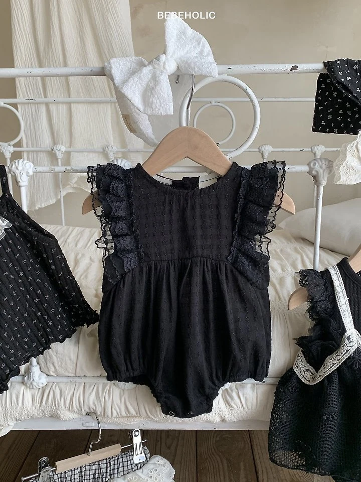 Bebe Holic - Korean Baby Fashion - #babyfever - Penny Lace Suit - 9