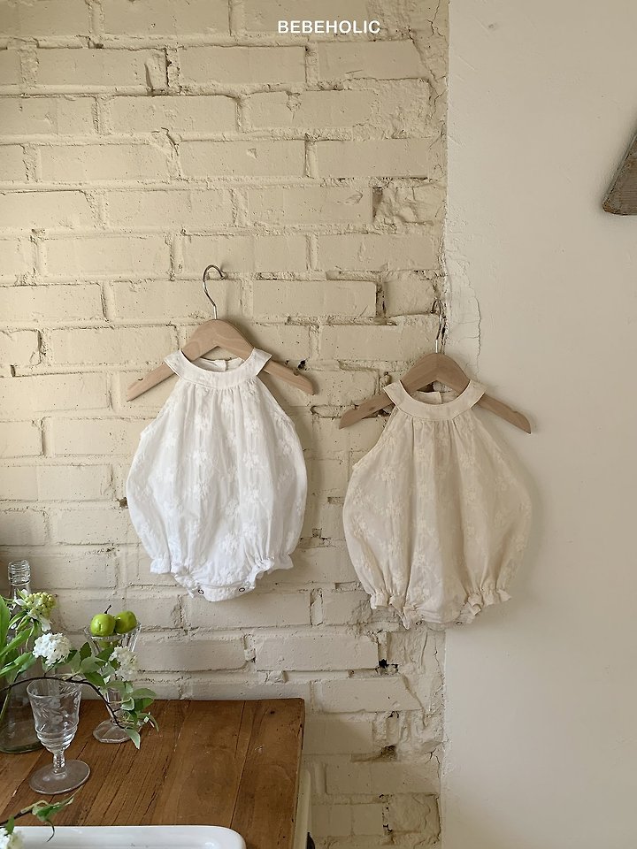 Bebe Holic - Korean Baby Fashion - #babyfever - Ivy Halter Suit