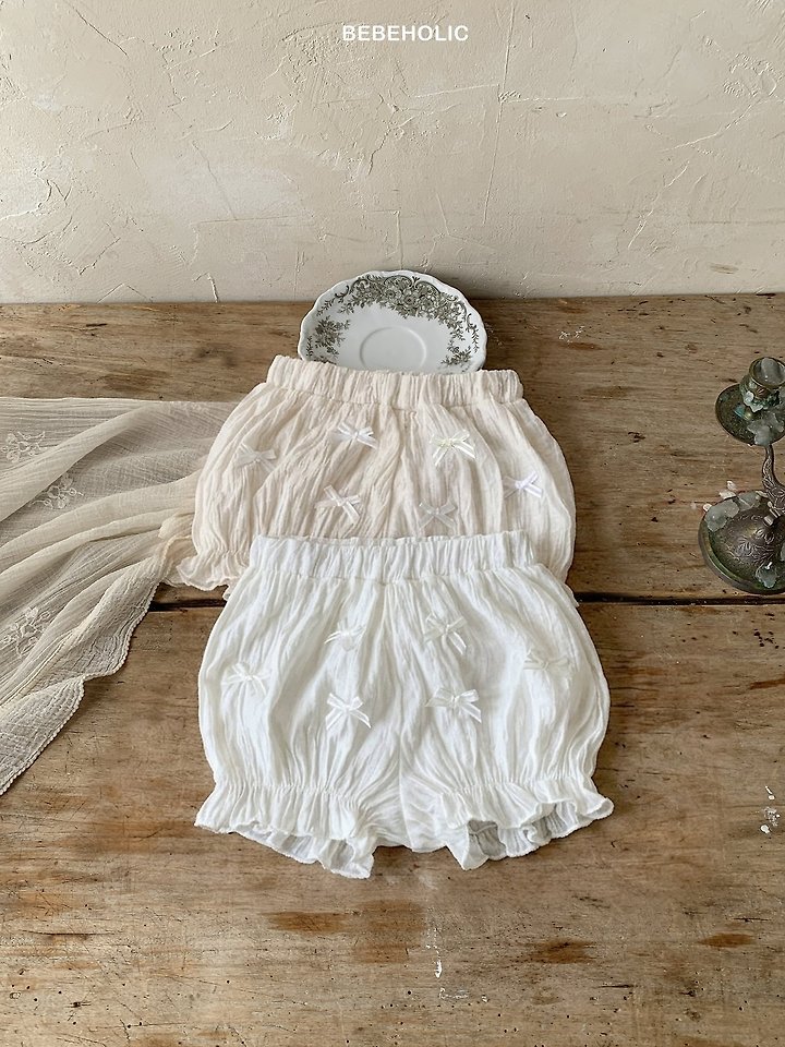 Bebe Holic - Korean Baby Fashion - #babyfever - Ribbon Bloomer - 10