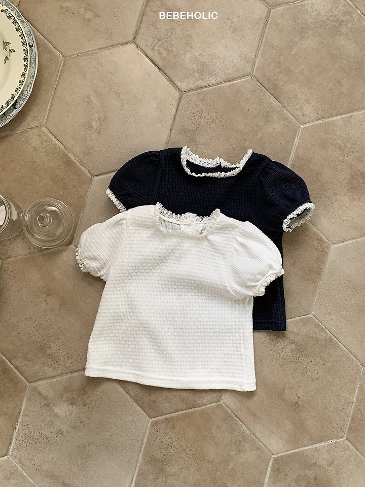 Bebe Holic - Korean Baby Fashion - #babygirlfashion - Fresh Square Tee - 12