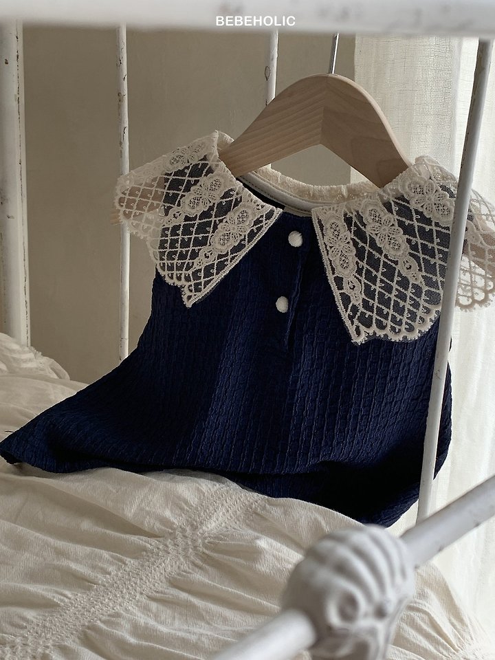 Bebe Holic - Korean Baby Fashion - #babygirlfashion - Poppy Collar Tee - 8