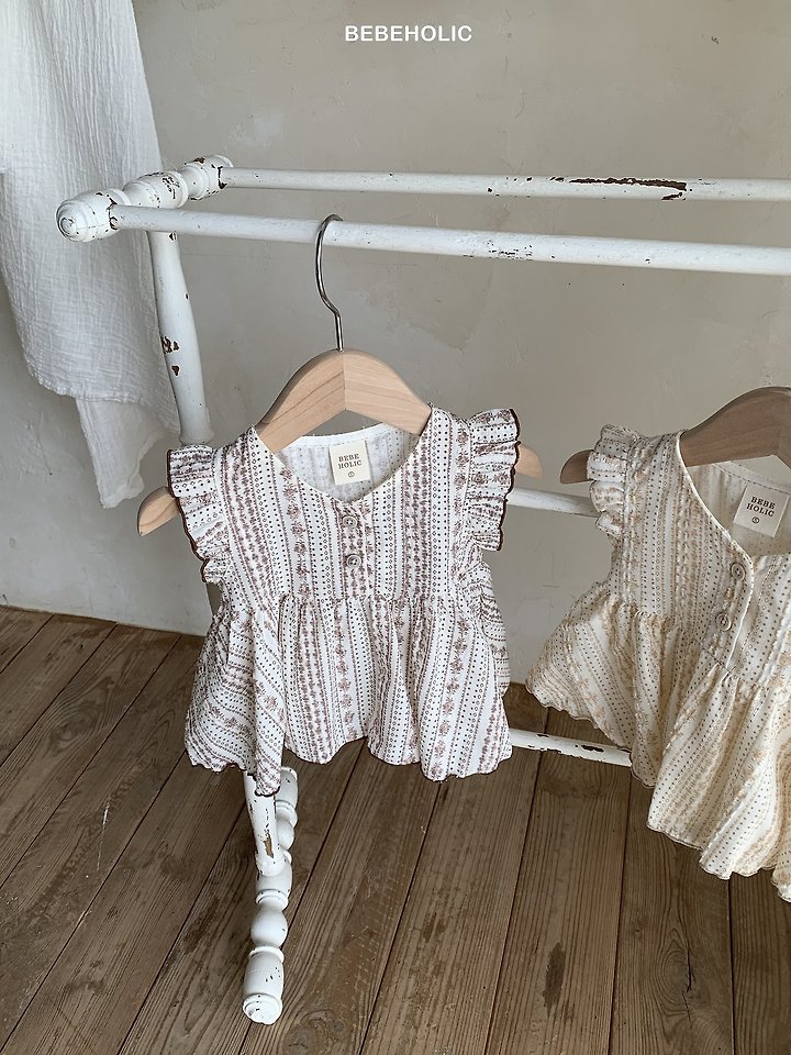 Bebe Holic - Korean Baby Fashion - #babygirlfashion - Dew Blouse - 3