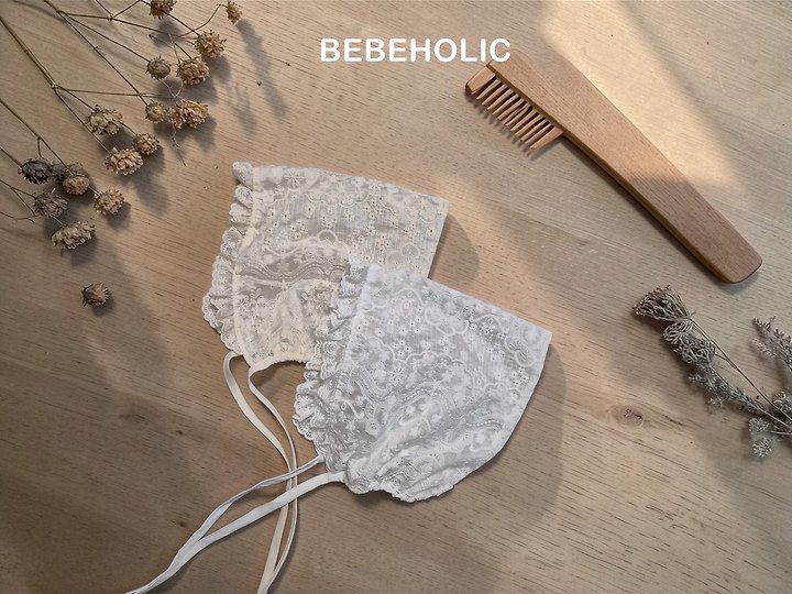 Bebe Holic - Korean Baby Fashion - #babylifestyle - Mimi Lace Bonnet