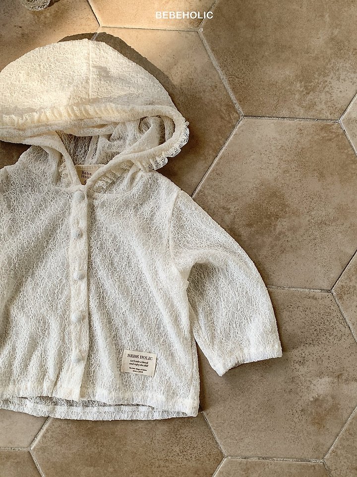 Bebe Holic - Korean Baby Fashion - #babylifestyle - Lace Hood Jacket - 8