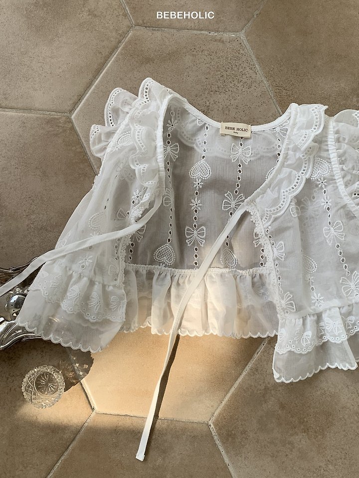 Bebe Holic - Korean Baby Fashion - #babylifestyle - Heart Ribbon Vest - 7