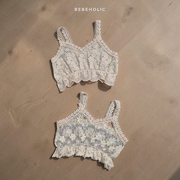 Bebe Holic - Korean Baby Fashion - #babygirlfashion - Lace Bustier - 4