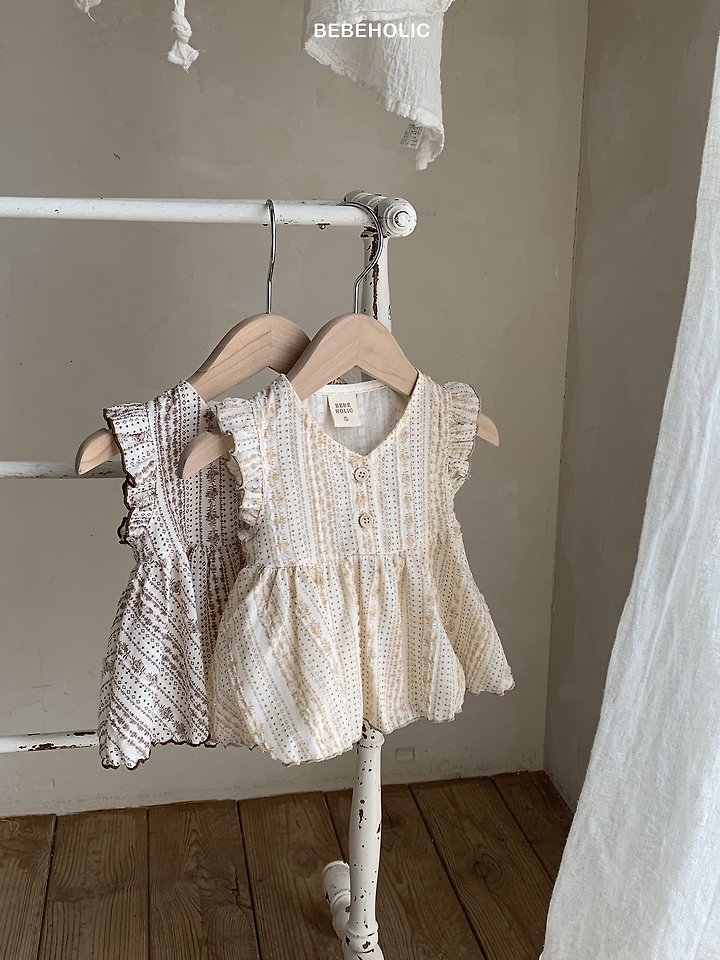Bebe Holic - Korean Baby Fashion - #babygirlfashion - Dew Blouse - 4