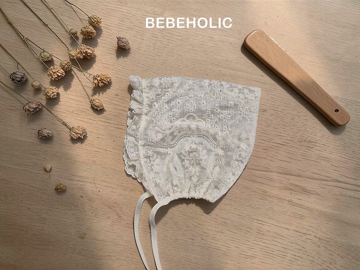 Bebe Holic - Korean Baby Fashion - #babyoninstagram - Mimi Lace Bonnet - 2