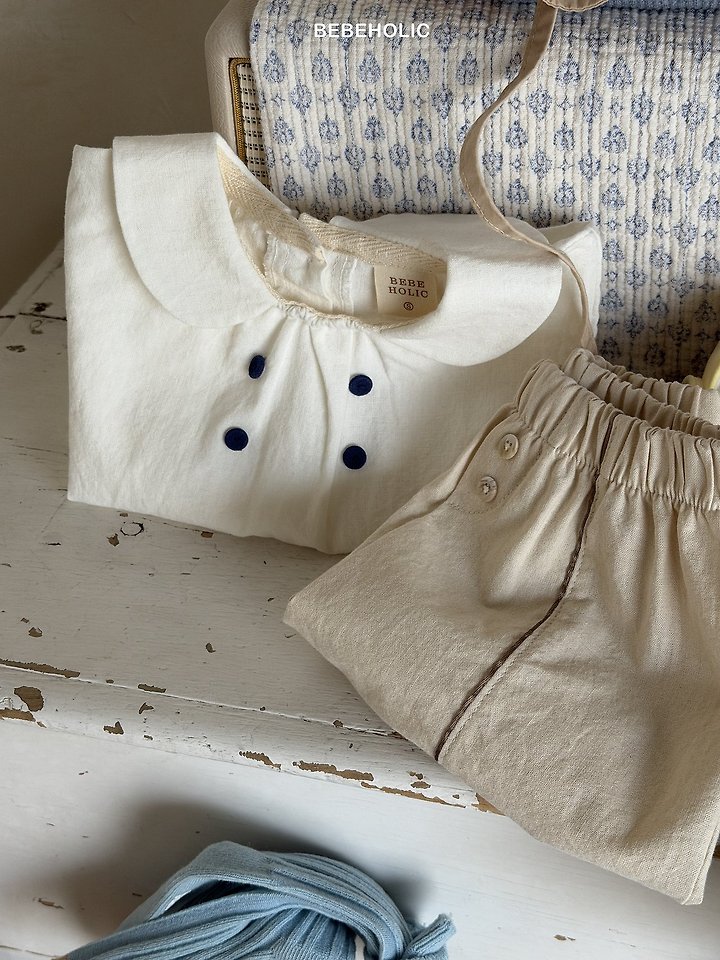 Bebe Holic - Korean Baby Fashion - #babyoninstagram - Mael Double Blouse - 7