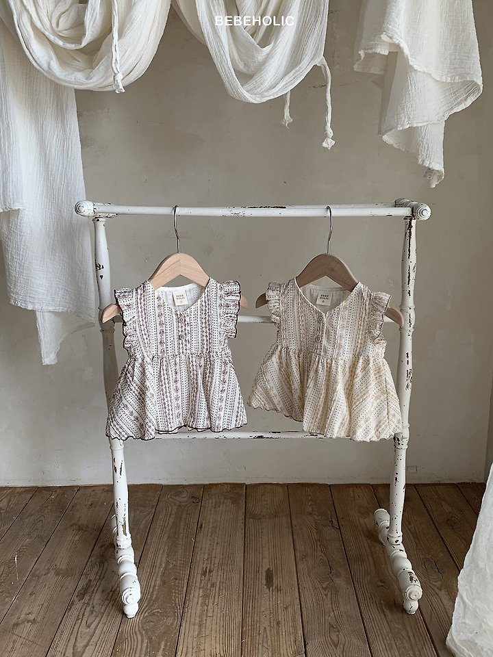 Bebe Holic - Korean Baby Fashion - #babyoninstagram - Dew Blouse - 5