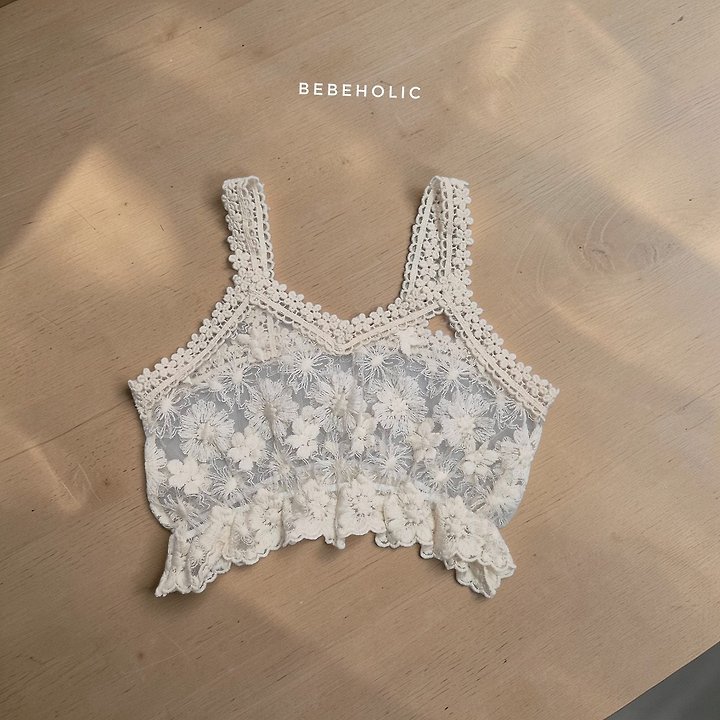 Bebe Holic - Korean Baby Fashion - #babyootd - Lace Bustier - 6