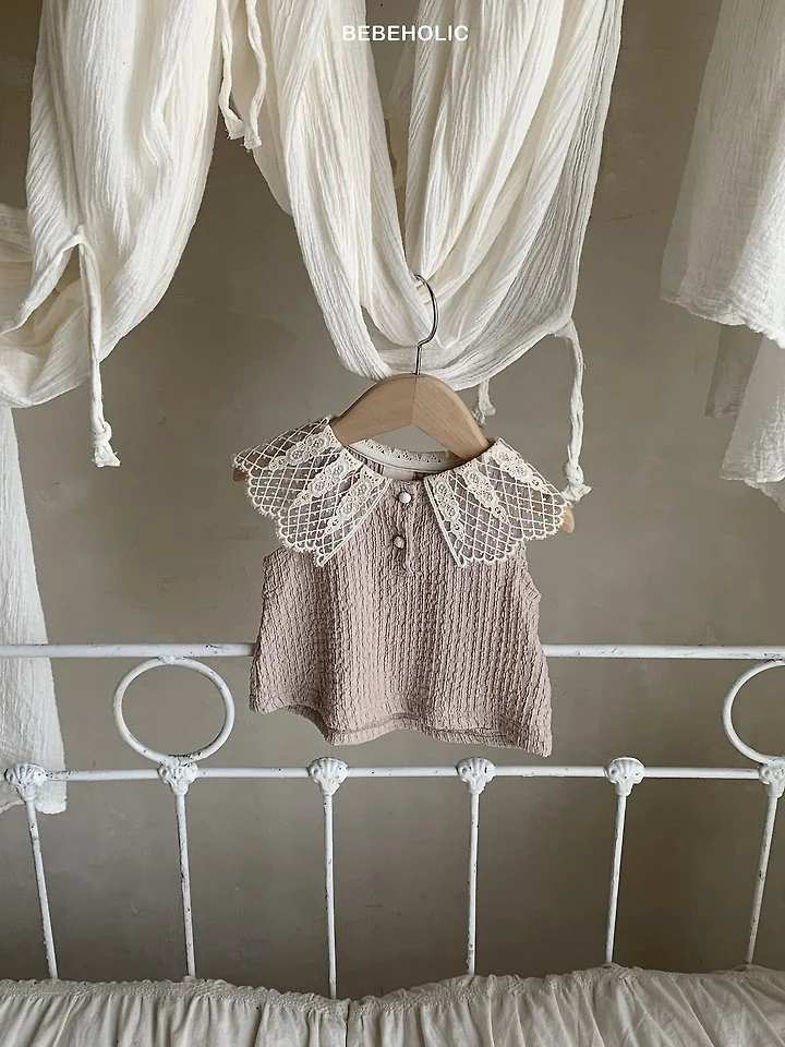 Bebe Holic - Korean Baby Fashion - #babyootd - Poppy Collar Tee - 11