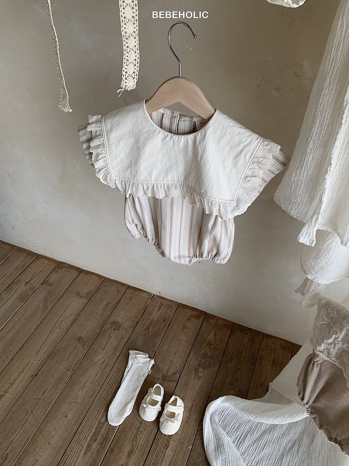 Bebe Holic - Korean Baby Fashion - #babyootd - Cozy Frill Suit - 7