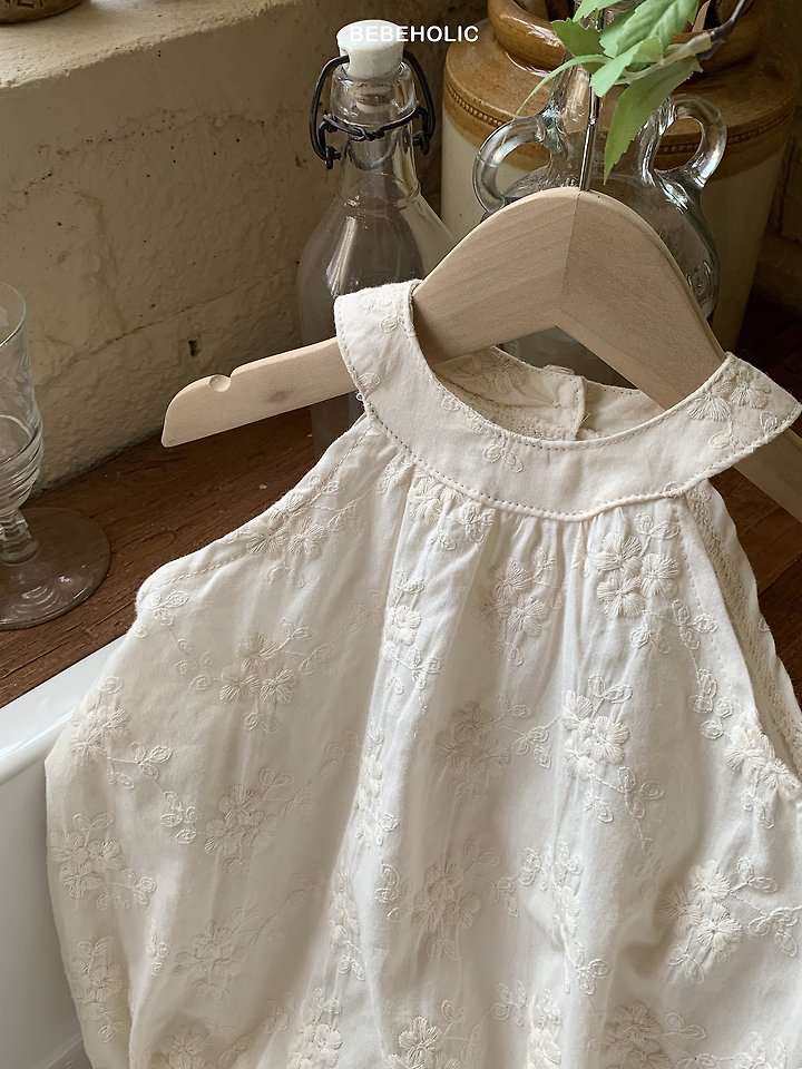 Bebe Holic - Korean Baby Fashion - #babyootd - Ivy Halter Suit - 5