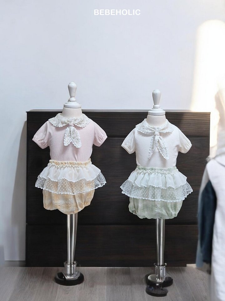 Bebe Holic - Korean Baby Fashion - #babyoutfit - Baby’s Breath Tee - 3
