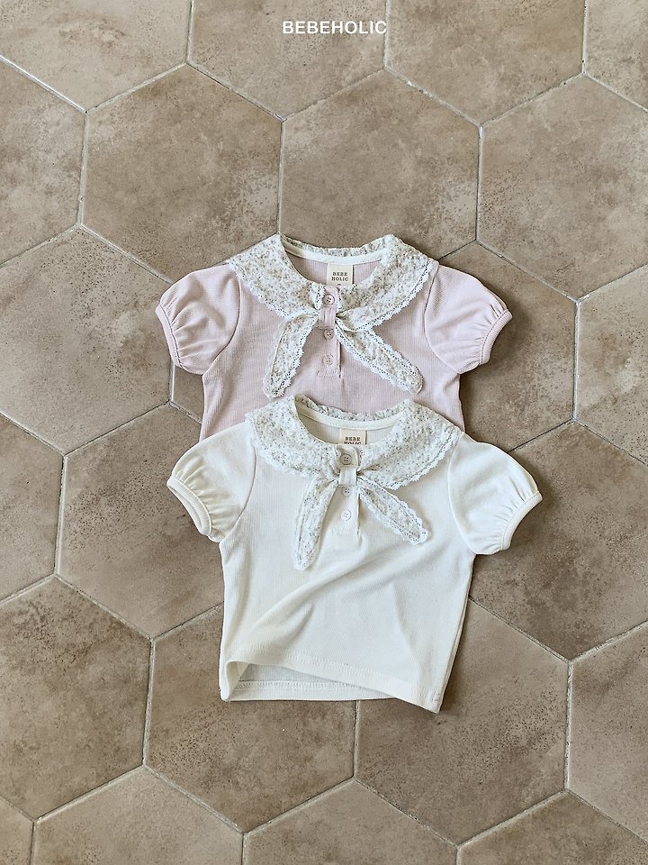 Bebe Holic - Korean Baby Fashion - #babyoutfit - Baby’s Breath Tee - 4