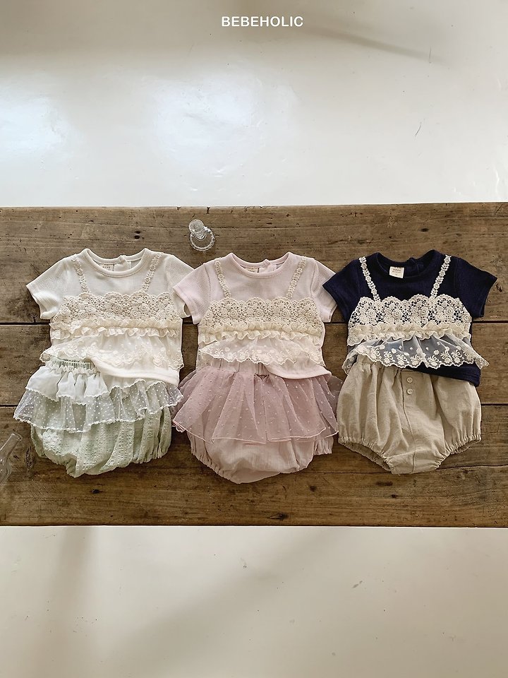 Bebe Holic - Korean Baby Fashion - #babyoutfit - Vanilla Tee - 2