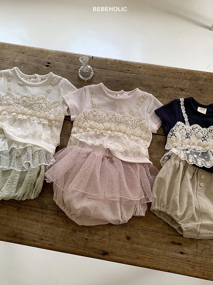 Bebe Holic - Korean Baby Fashion - #babyoutfit - Vanilla Tee - 3