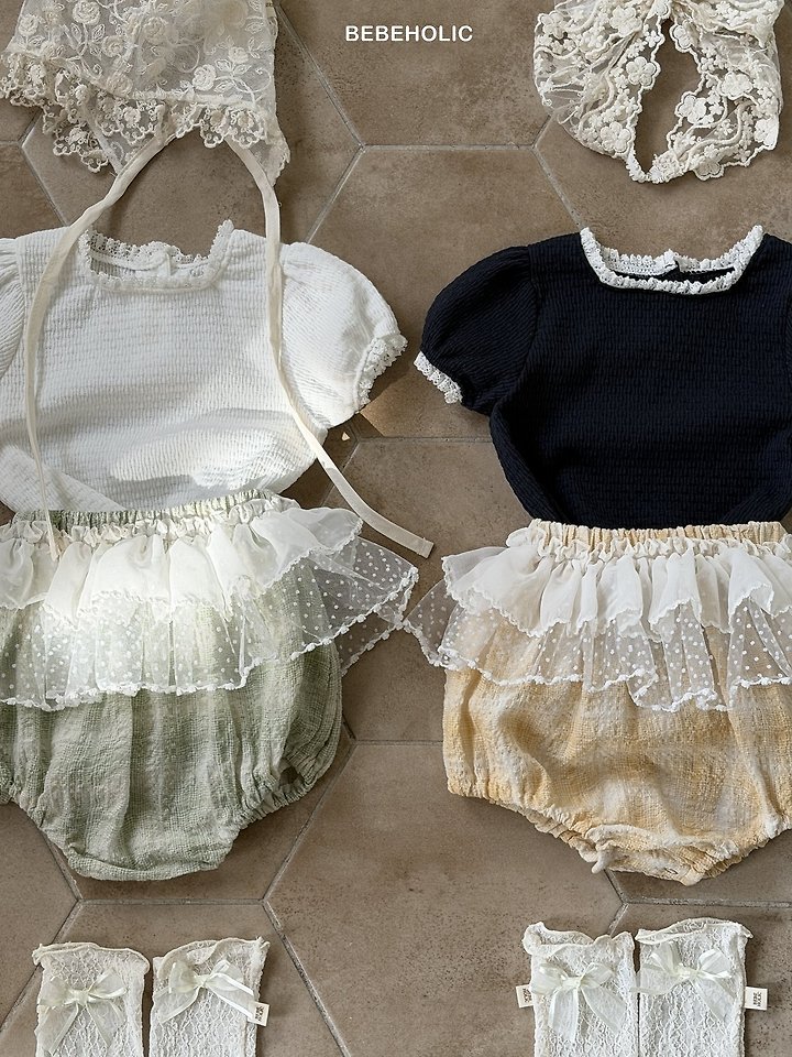 Bebe Holic - Korean Baby Fashion - #babyoutfit - Fresh Square Tee