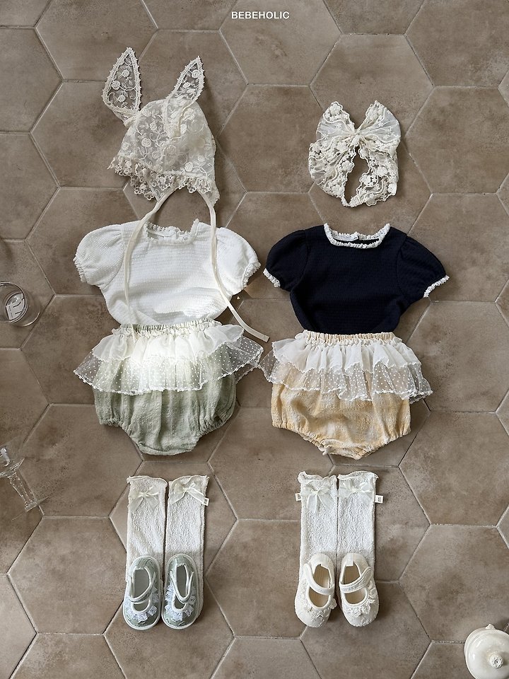 Bebe Holic - Korean Baby Fashion - #babyoutfit - Fresh Square Tee - 2
