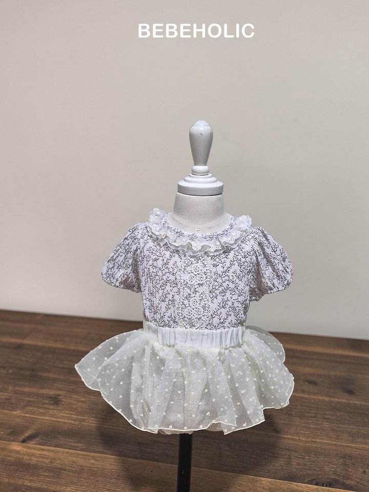 Bebe Holic - Korean Baby Fashion - #babyoutfit - Songi Frill Suit - 2