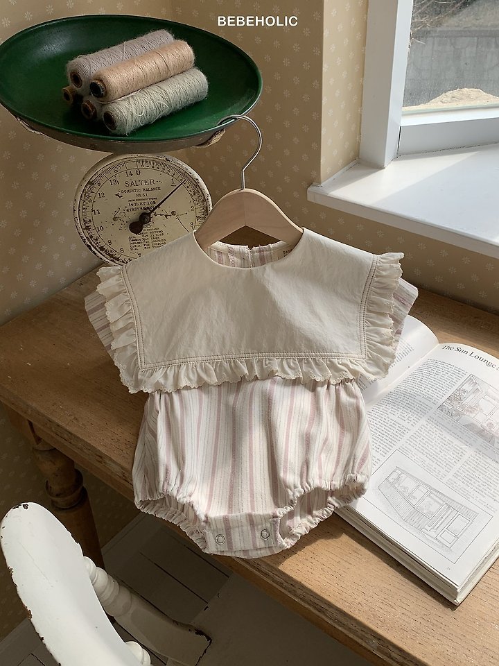 Bebe Holic - Korean Baby Fashion - #babyoutfit - Cozy Frill Suit - 8