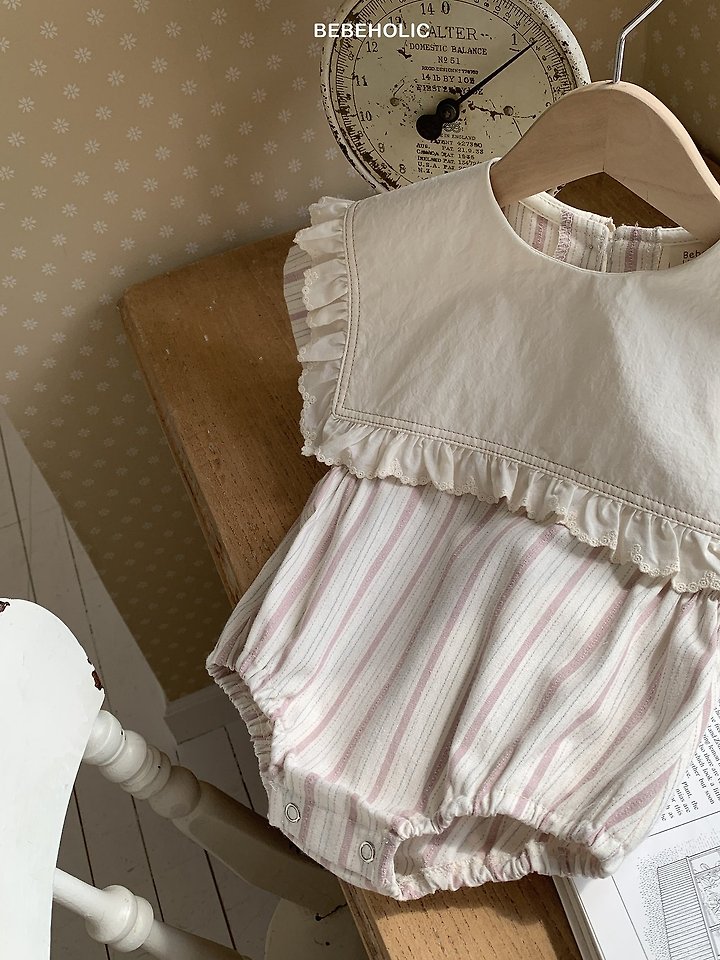 Bebe Holic - Korean Baby Fashion - #babyoutfit - Cozy Frill Suit - 9
