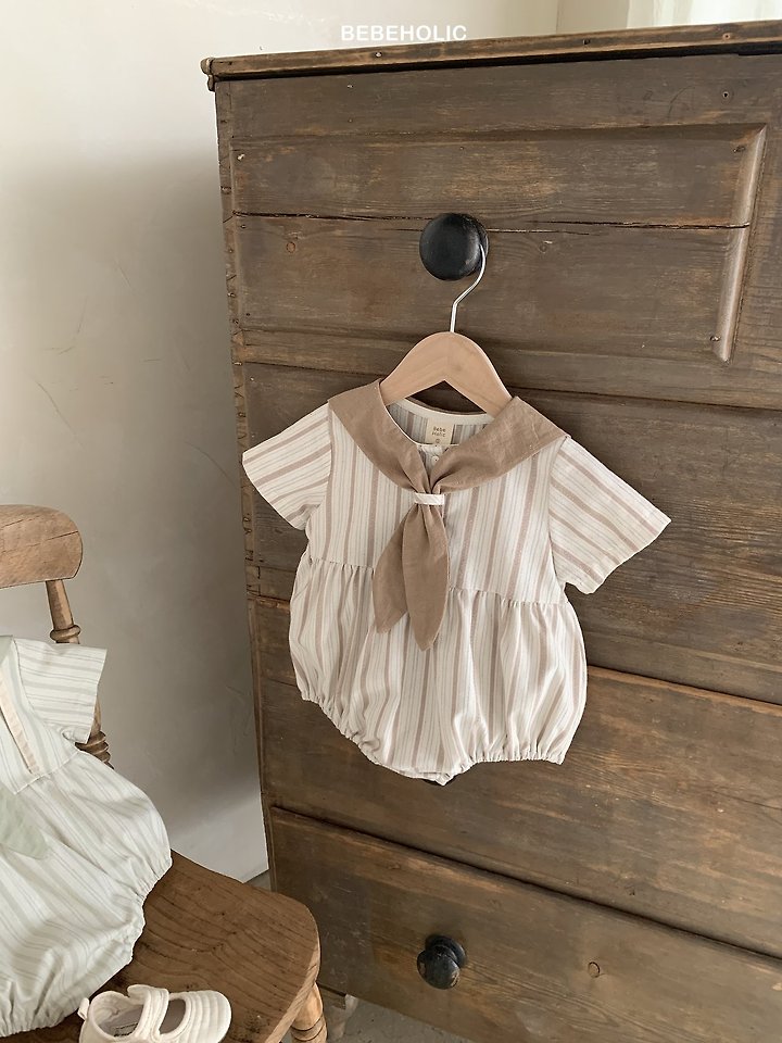 Bebe Holic - Korean Baby Fashion - #babyoutfit - Cozy Sailor Suit - 7