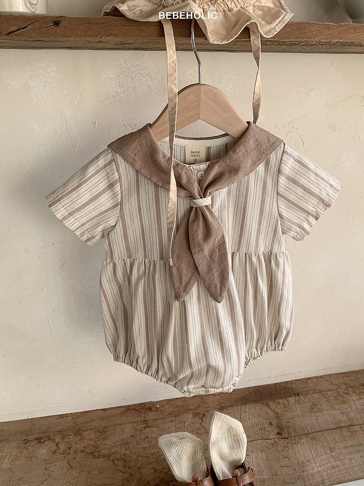 Bebe Holic - Korean Baby Fashion - #babyoutfit - Cozy Sailor Suit - 8