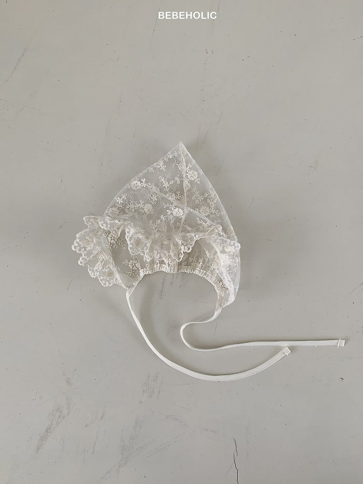 Bebe Holic - Korean Baby Fashion - #babywear - Holic Lace Bonnet - 7
