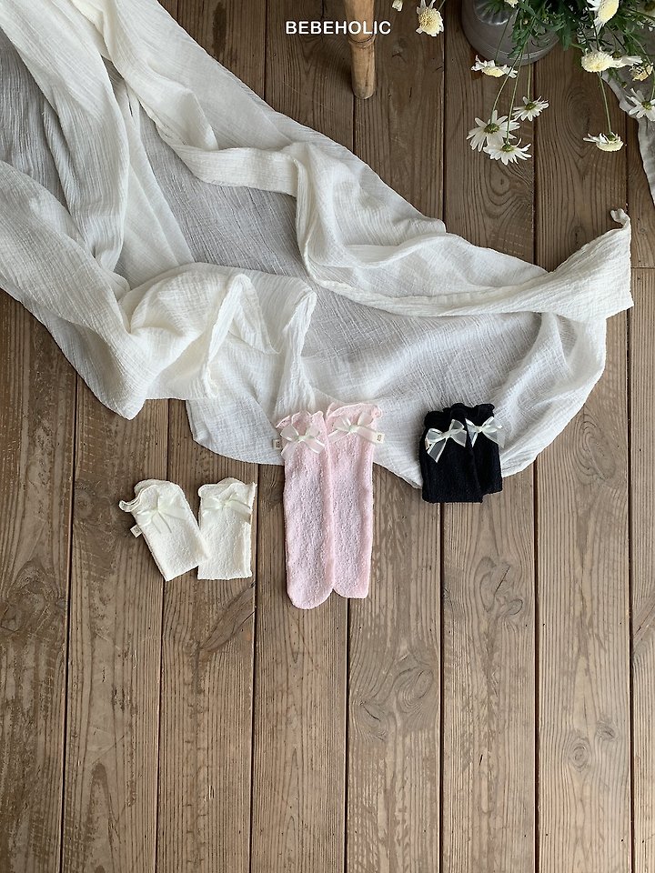 Bebe Holic - Korean Baby Fashion - #babywear - Veil Knee Socks - 2
