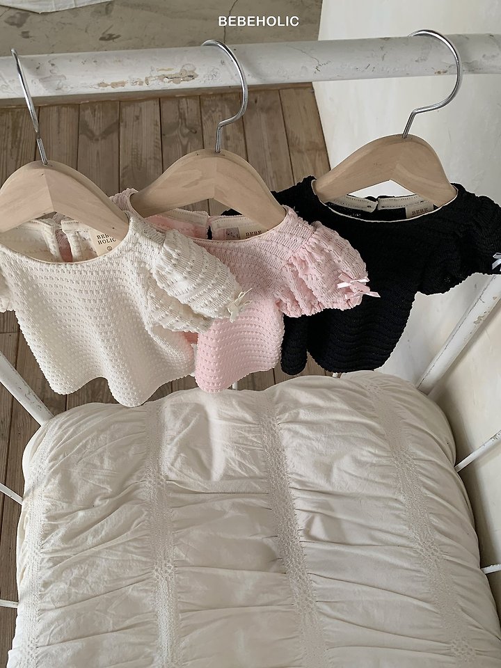 Bebe Holic - Korean Baby Fashion - #babywear - Lori Ribbon Tee - 2