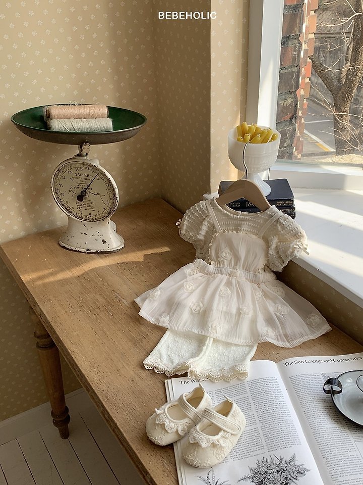 Bebe Holic - Korean Baby Fashion - #babyoutfit - Songi Frill Suit - 4