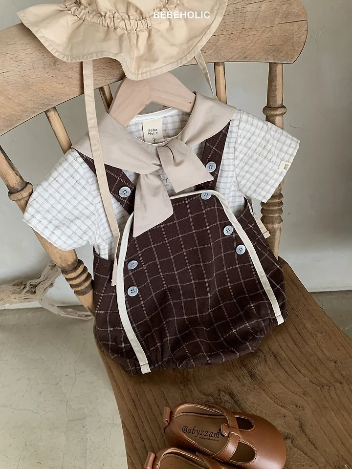Bebe Holic - Korean Baby Fashion - #babywear - Cookie Suspender Bloomer - 3
