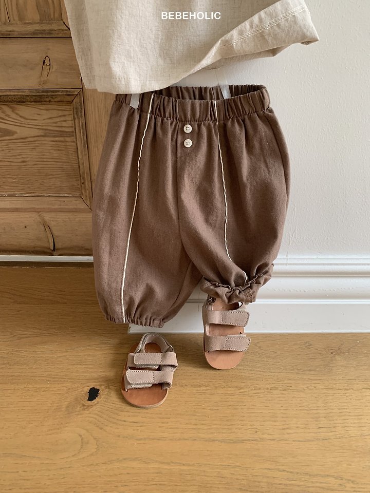 Bebe Holic - Korean Baby Fashion - #babywear - Rover Linen Pants - 8