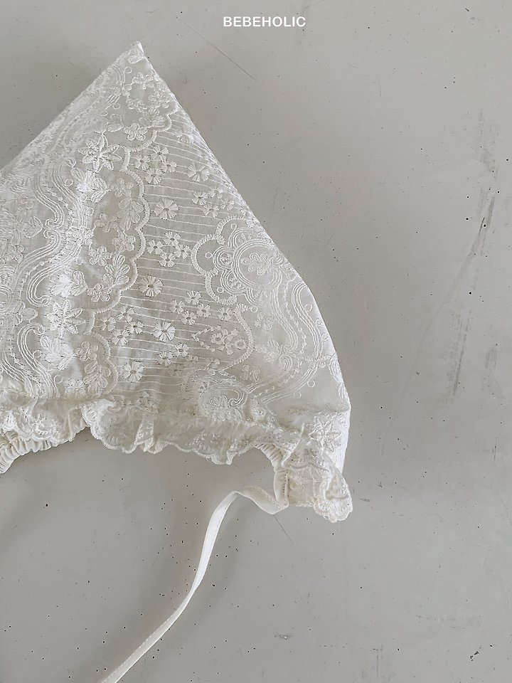 Bebe Holic - Korean Baby Fashion - #onlinebabyboutique - Mimi Lace Bonnet - 7
