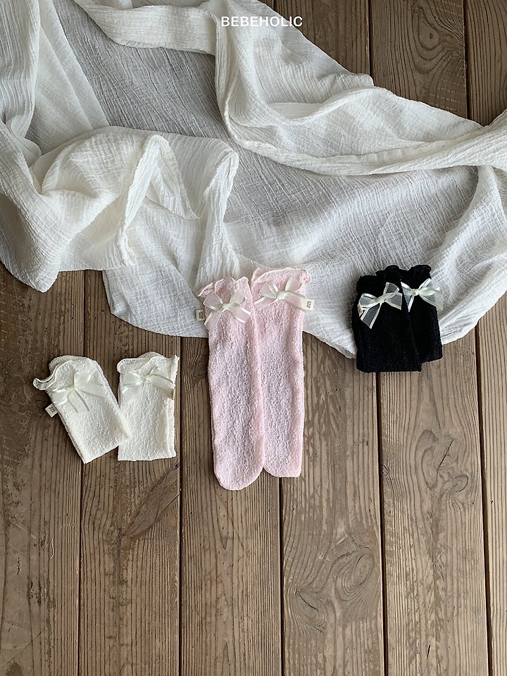 Bebe Holic - Korean Baby Fashion - #onlinebabyboutique - Veil Knee Socks - 3