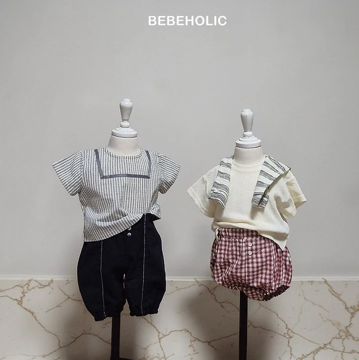 Bebe Holic - Korean Baby Fashion - #onlinebabyboutique - Rough Waffle Tee - 7