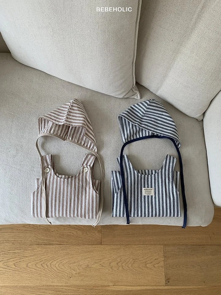 Bebe Holic - Korean Baby Fashion - #onlinebabyboutique - Marine Stripe Suit Set - 6