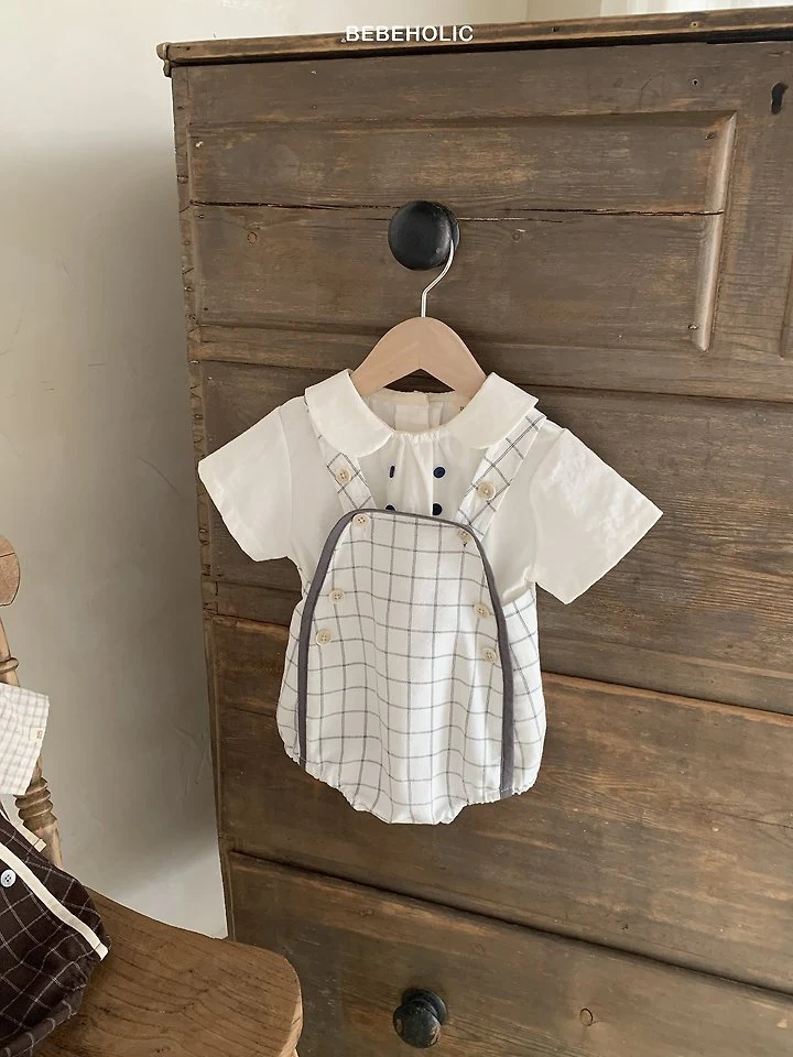 Bebe Holic - Korean Baby Fashion - #babywear - Cookie Suspender Bloomer - 4