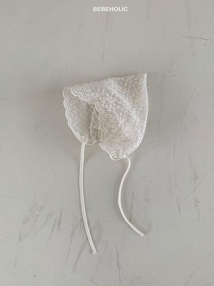 Bebe Holic - Korean Baby Fashion - #onlinebabyshop - Holic Lace Bonnet - 9