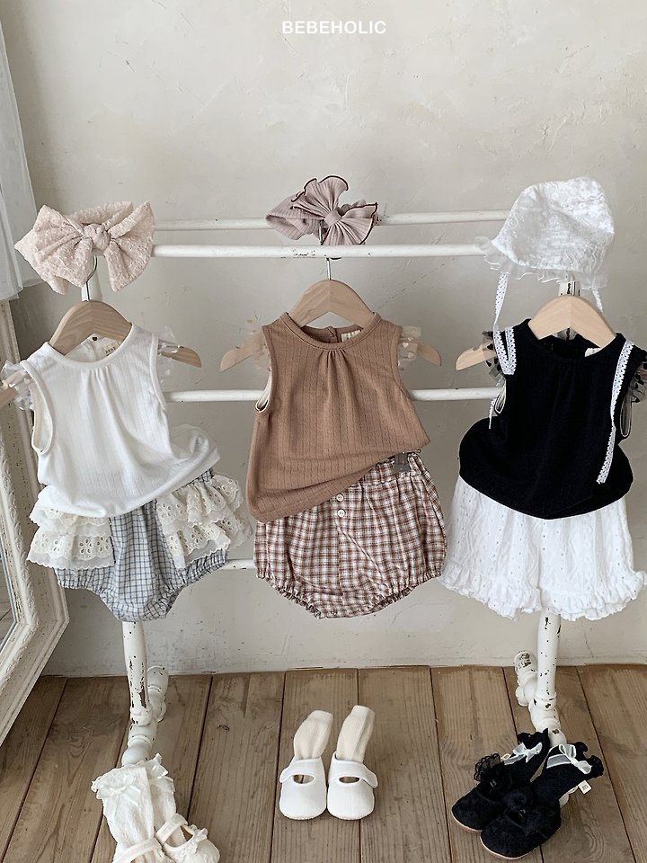 Bebe Holic - Korean Baby Fashion - #onlinebabyshop - Tenia Eyelet Tee - 2