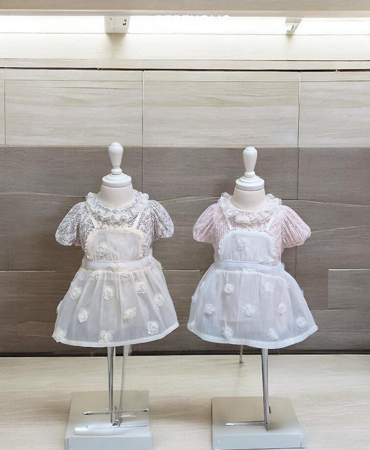 Bebe Holic - Korean Baby Fashion - #onlinebabyshop - Songi Frill Suit - 6