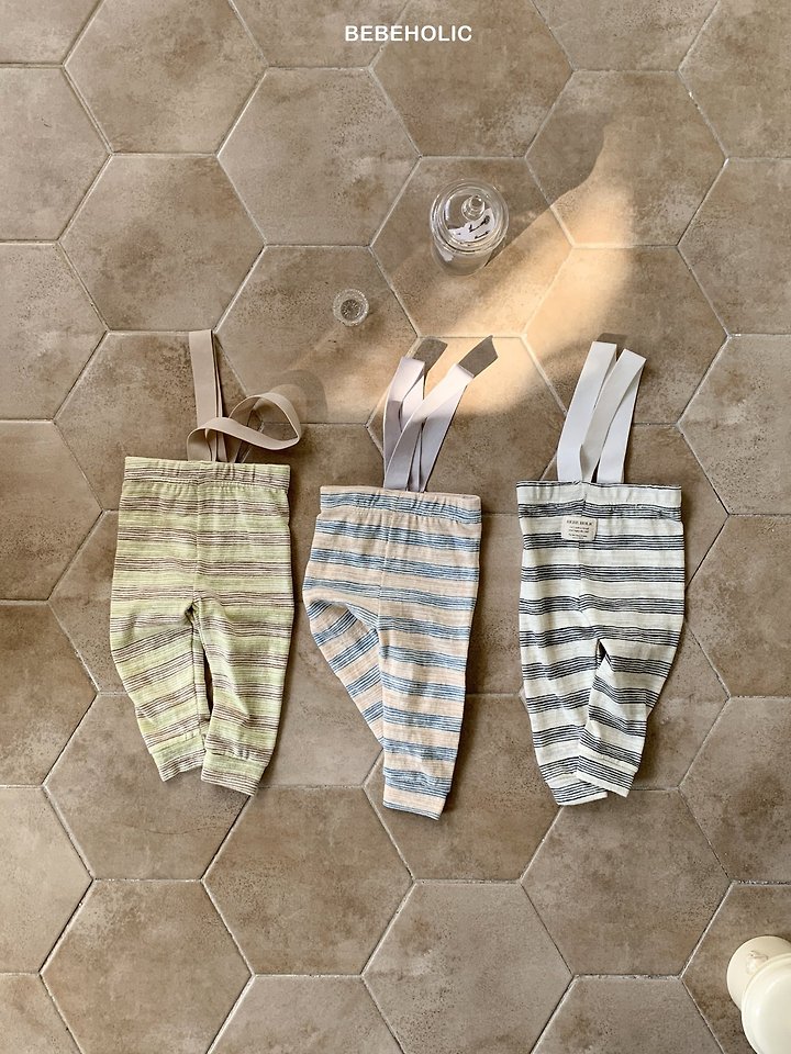 Bebe Holic - Korean Baby Fashion - #onlinebabyshop - Sketch Suspender Leggings - 9