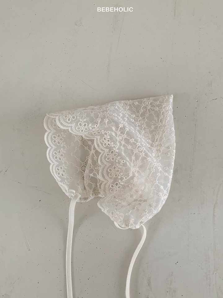 Bebe Holic - Korean Baby Fashion - #smilingbaby - Holic Lace Bonnet - 10