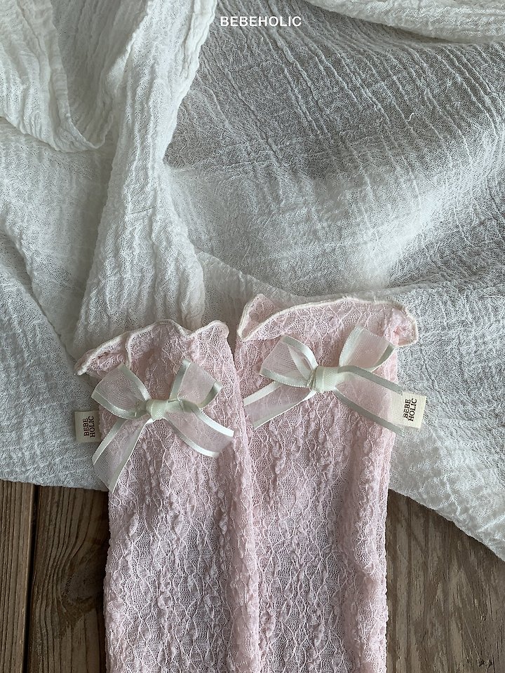 Bebe Holic - Korean Baby Fashion - #smilingbaby - Veil Knee Socks - 5