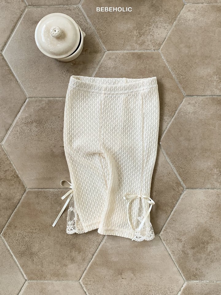 Bebe Holic - Korean Baby Fashion - #smilingbaby - Nari Lace Bootcut - 12